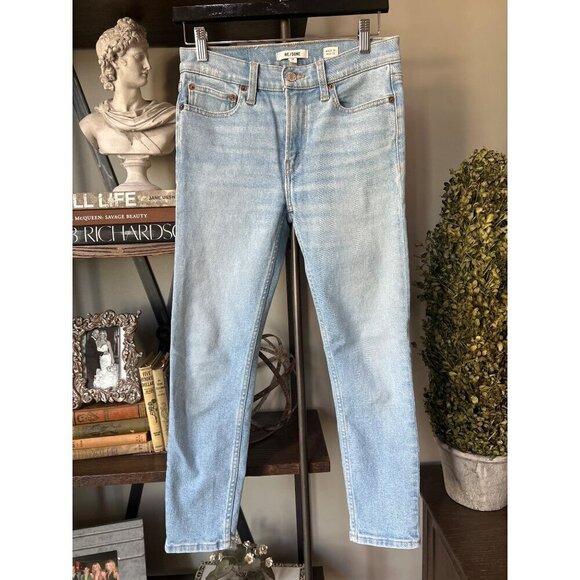 RE/DONE Originals 90s Mid Rise Ankle Crop Blue Womens Size 26 - Picture 5 of 11